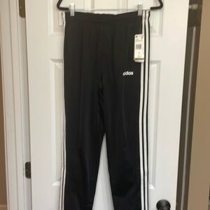Adidas Men's Black Sz Medium Trico Ankle Zip Leg Pants #1429356